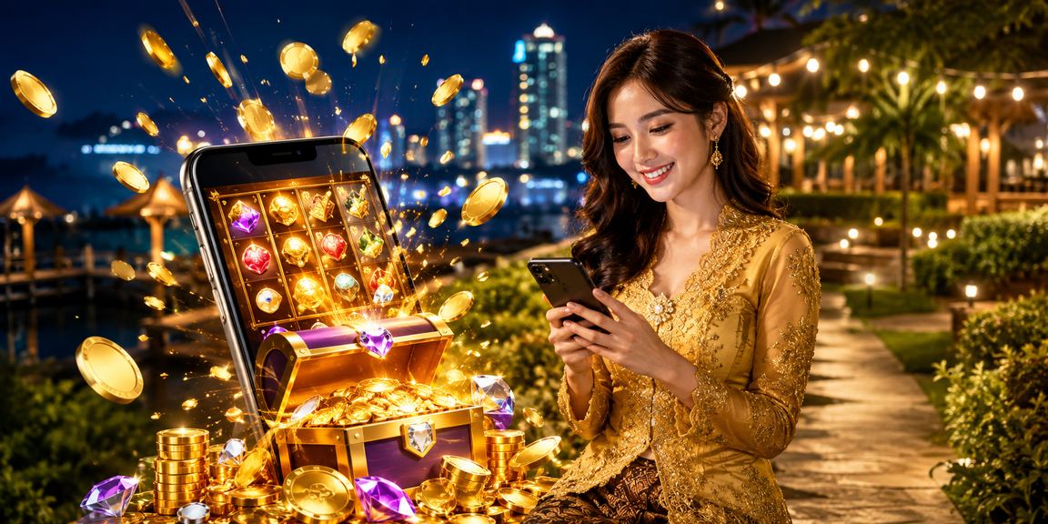Pemain slot video di Sabah dengan kebaya tradisional